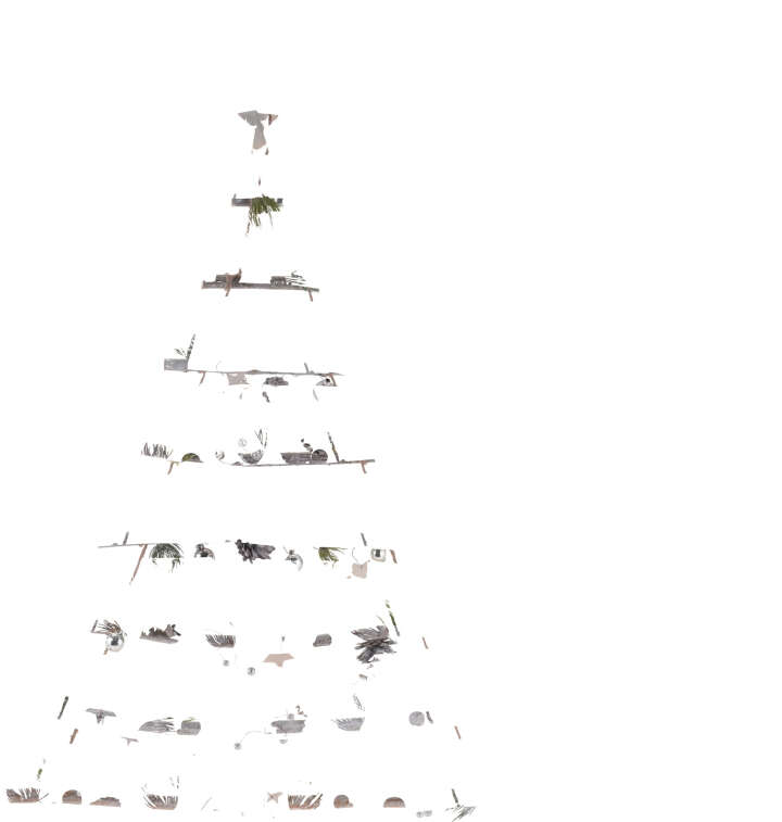 Weihnachtsbaumleiter